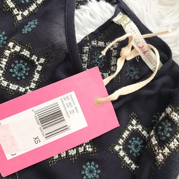 Chelsea & Violet Cross Stitch Boho Dress NWT ✨ - Picture 6 of 6